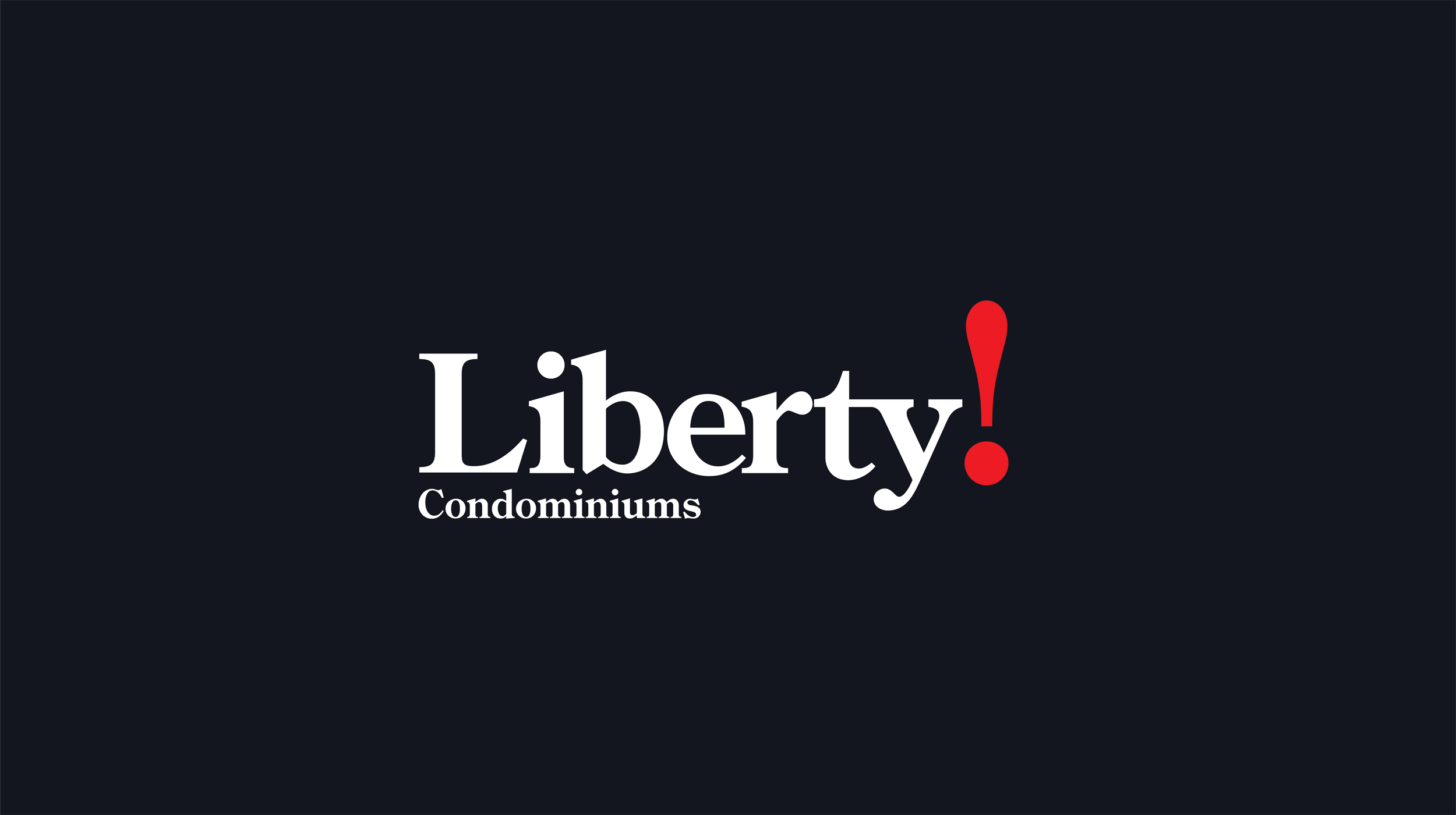 Liberty Condominiums brochure and logo design