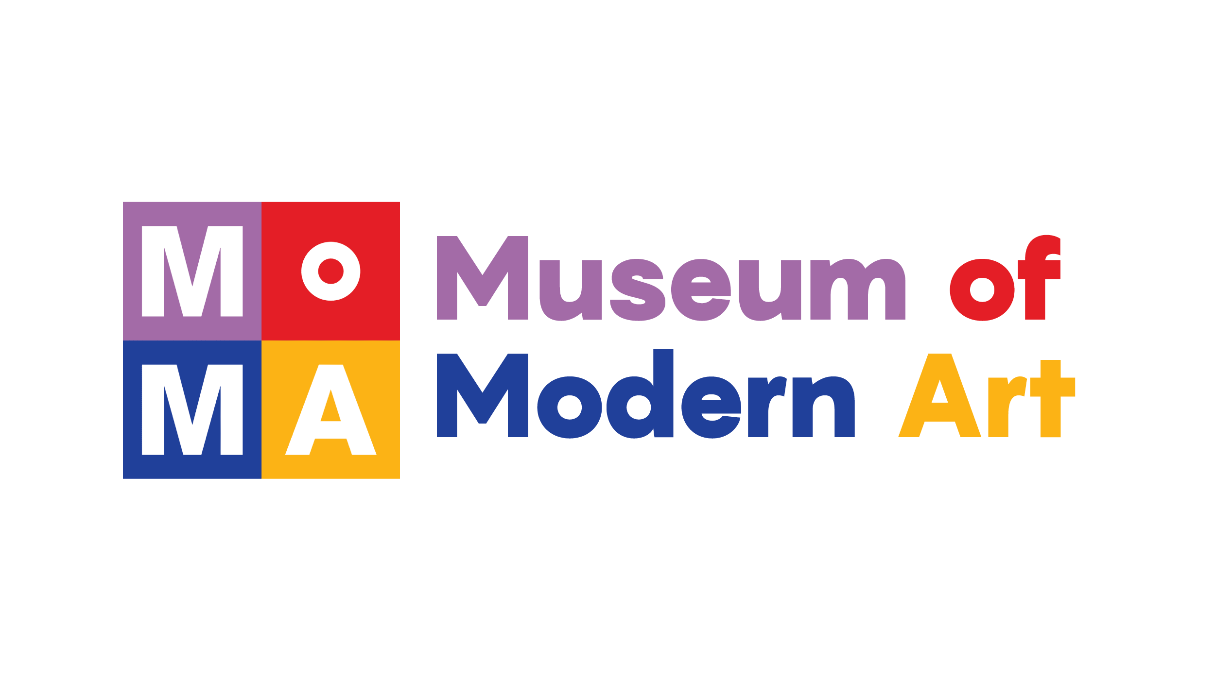 Museum of modern art concept logo